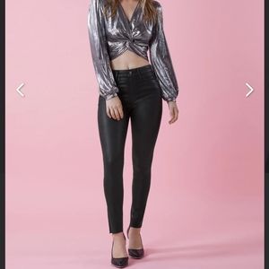 GUESS COATED SKINNY JEANS